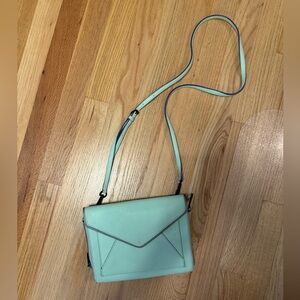 Rebecca Minkoff over shoulder bag - bright teal color